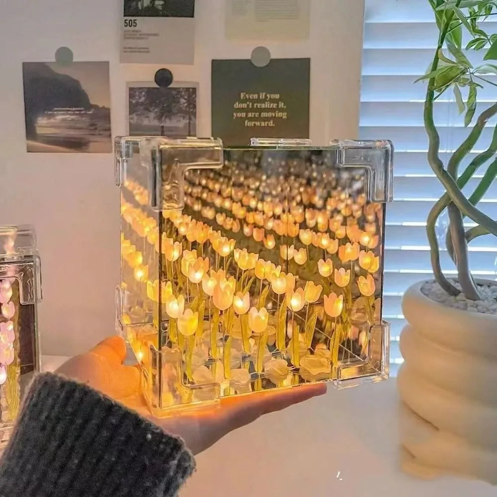 DIY Tulip Mirror 2-in-1 LED Night Light
