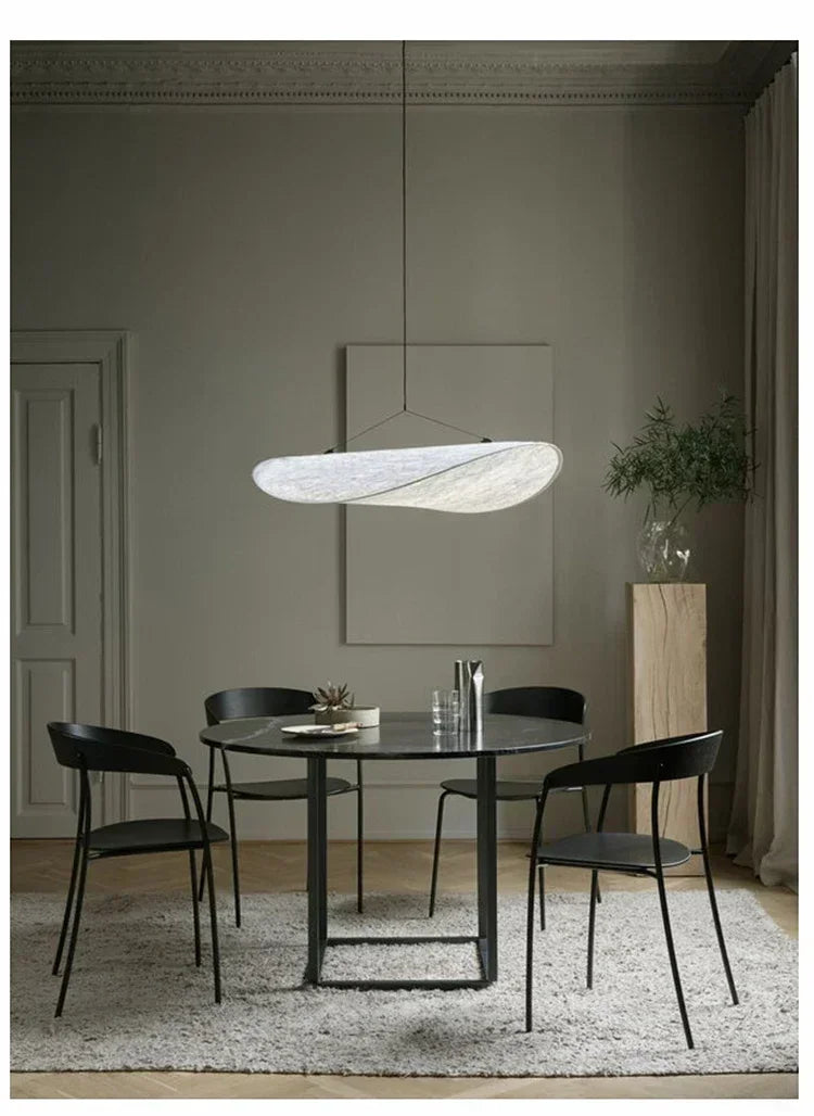 Nordic Silk Shade LED Pendant Light with Remote Control Dimming – photo 14