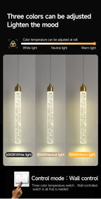 Luxury Crystal Pendant Light with Gold Fixtures 35CM Modern Hanging Lamp – photo 8