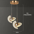 Modern Rose Gold Iron LED Pendant Light Chandelier Living Room Bedroom – photo 7