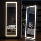 Dimmable LED Full Length Floor Standing Full Body Mirror Stand – photo 2