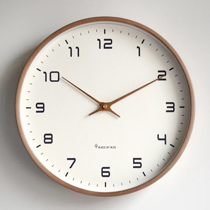 Nordic European Wooden Wall Clock
