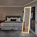 LED Aluminum Alloy Frame Full Length Standing Hanging Wall Mounted Mirror Home – photo 7