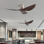 52-Inch 60-Inch Vintage Industrial DC Motor Ceiling Fan with Remote Control