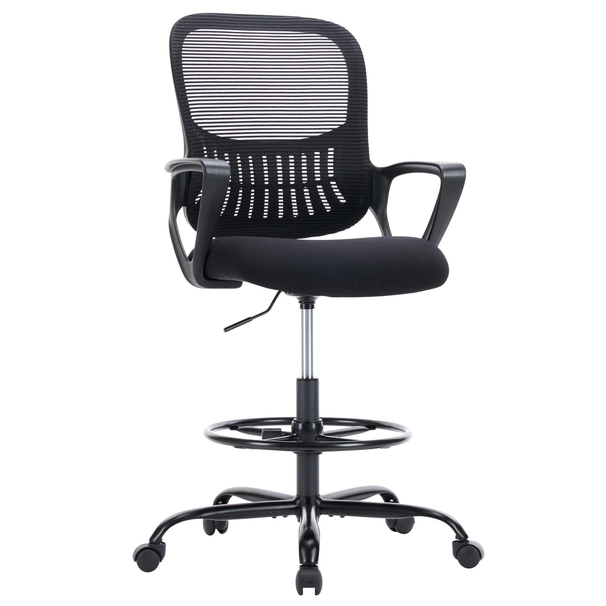 Ergonomic Adjustable Height Mesh Lumbar Support Swivel Rolling Office Gaming Chair