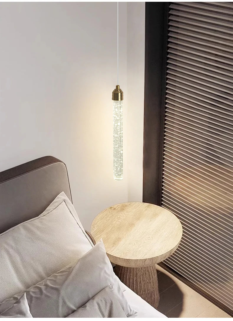 Luxury Crystal Pendant Light with Gold Fixtures 35CM Modern Hanging Lamp – photo 14