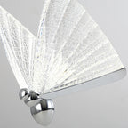 Nordic Butterfly LED Pendant Light Tricolor Golden Silver Hanging Lamp – photo 6