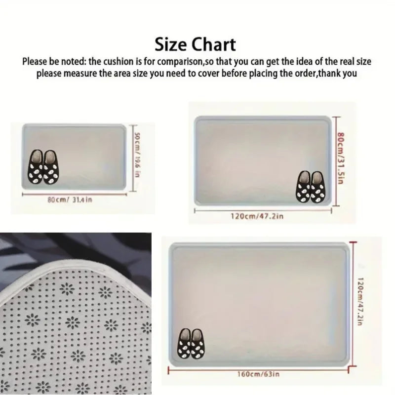 3D Cat Optical Illusion Non-Slip Doormat