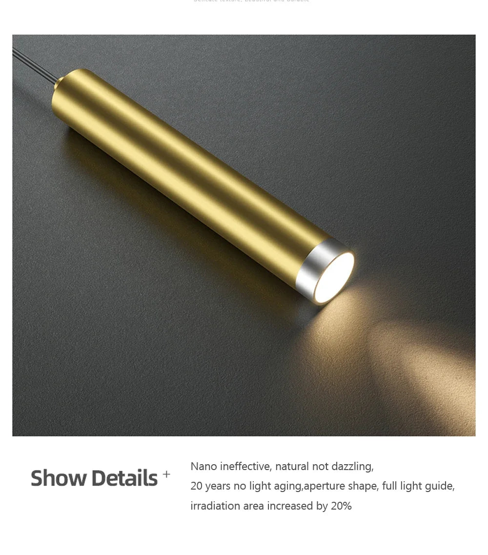Modern Minimalist Black Gold LED Chandelier Pendant Light Stepless Dimming Remote Control – photo 21