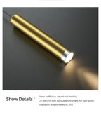 Modern Minimalist Black Gold LED Chandelier Pendant Light Stepless Dimming Remote Control – photo 21