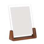 U-Shaped Acrylic and Wood Desktop Photo Frame