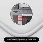 Coastal Absorbent Machine-Washable Bathroom Mat