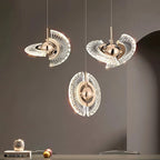 Modern Rose Gold Iron LED Pendant Light Chandelier Living Room Bedroom – photo 2