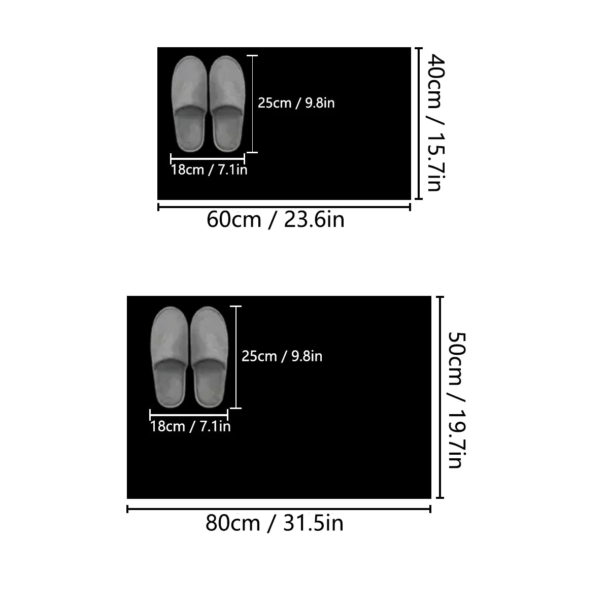 Diatomite Non-Slip Bathroom Floor Mat