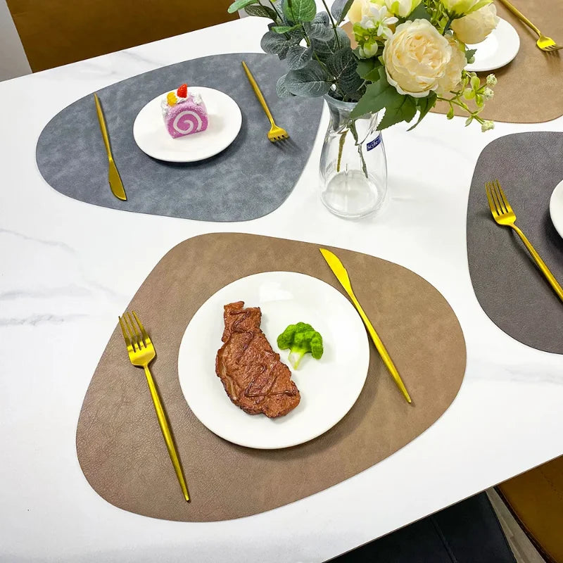 Nordic PU Leather-Look Insulated Placemat