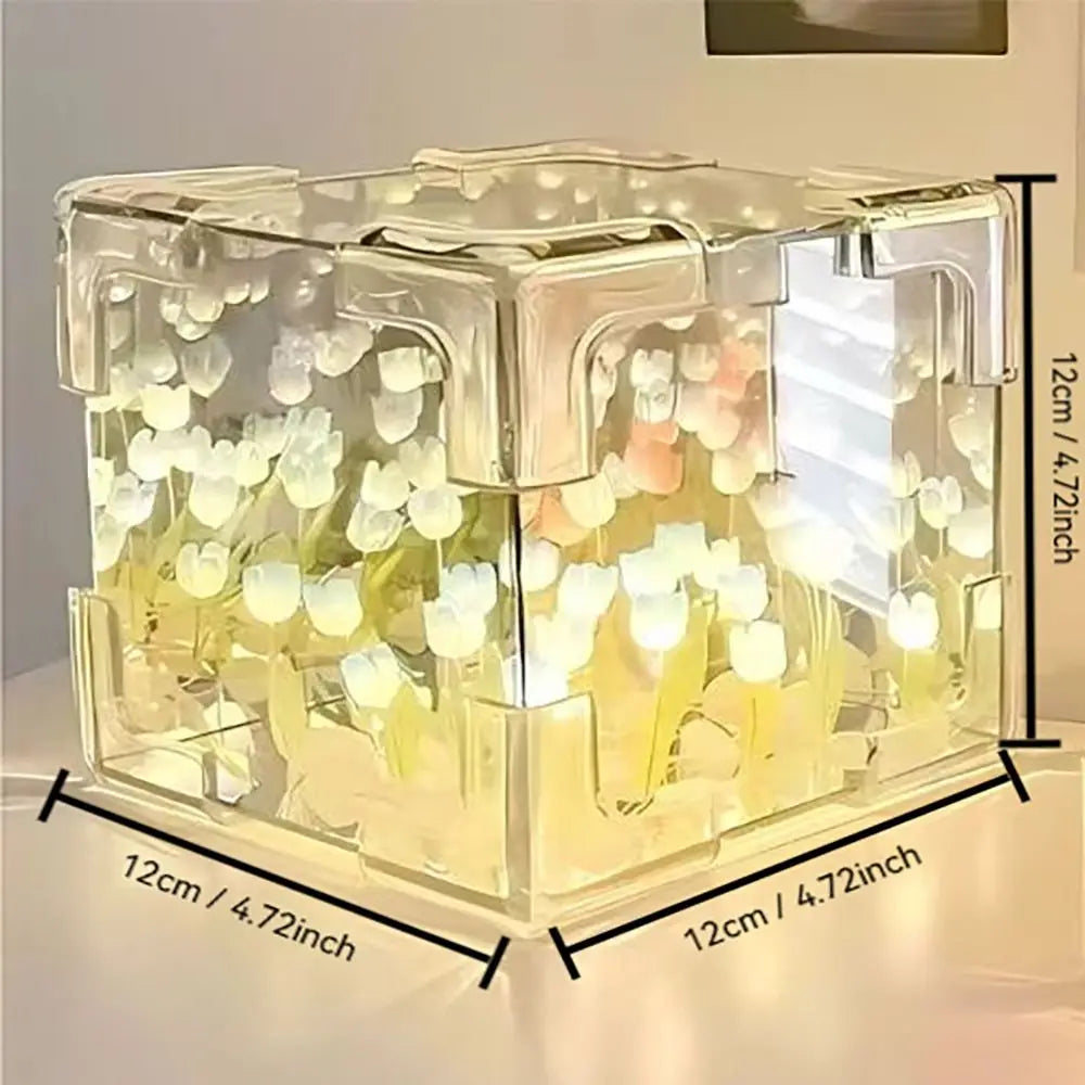 DIY Tulip Mirror 2-in-1 LED Night Light