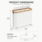 Free-Standing Toilet Paper Storage Basket