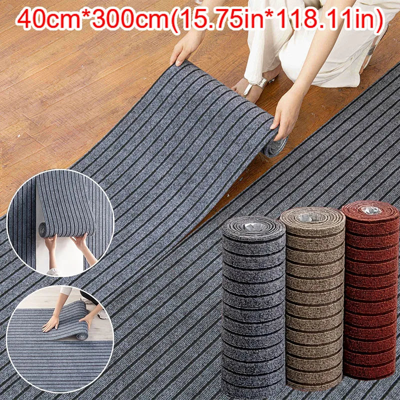 Self-Adhesive Non-Slip Striped Floor Runner