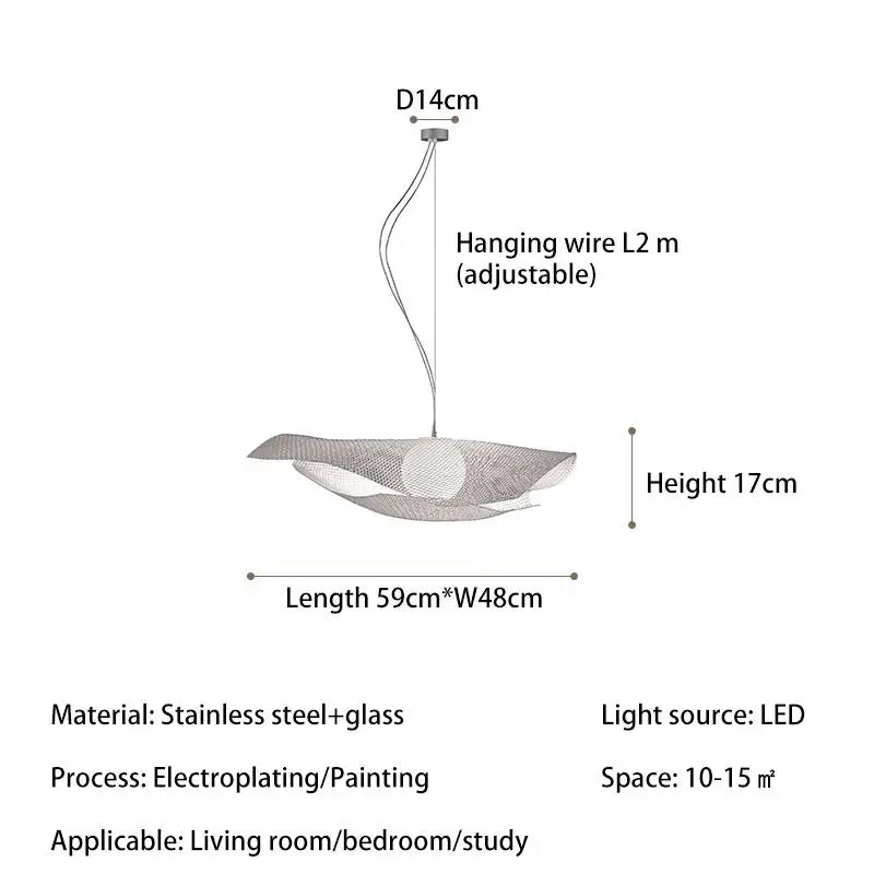 Modern Iron Stainless Steel White Pendant Chandelier Villa Hotel Lobby Restaurant Living Room – photo 7