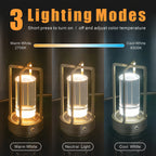 Rechargeable Dimmable Touch Acrylic LED Cordless Table Lamp Bedside Night Light – photo 2