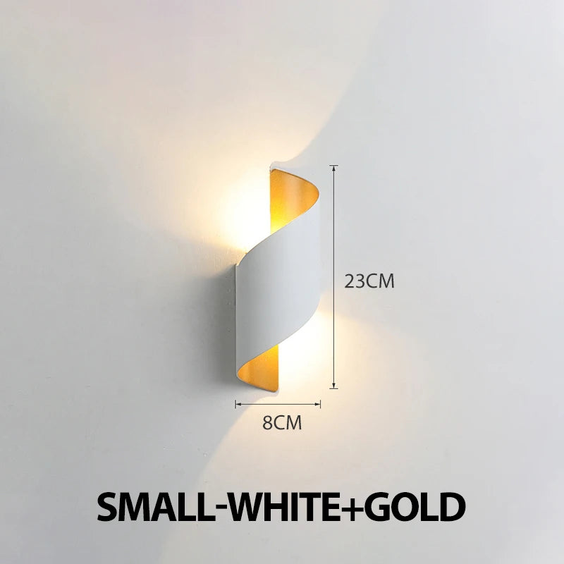 Waterproof Spiral Design Modern Nordic 10W LED Outdoor Wall Light – photo 31