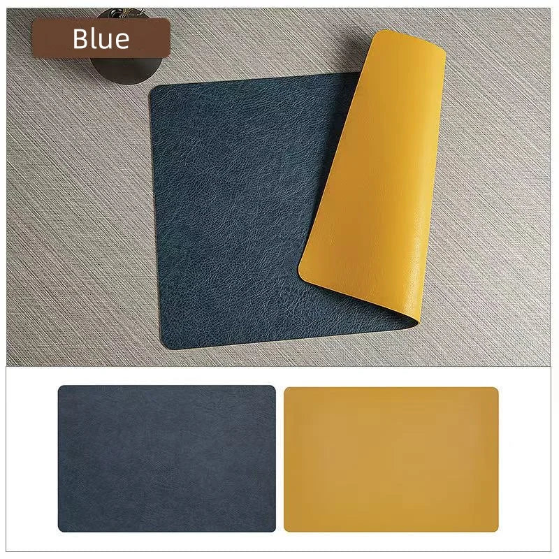 Reversible Waterproof Faux Leather Placemats