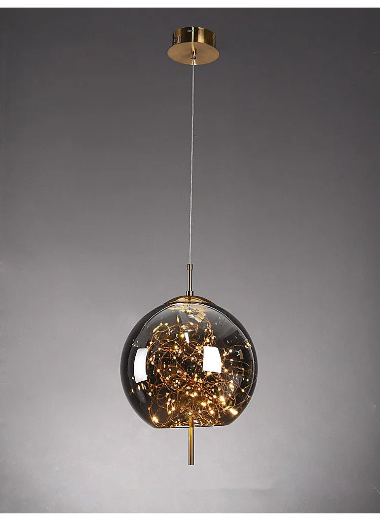 Modern LED Glass Pendant Light Chandelier Bedroom Dining Room – photo 13