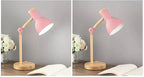 Adjustable Nordic Wooden LED Desk Lamp