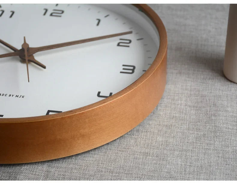 Nordic European Wooden Wall Clock