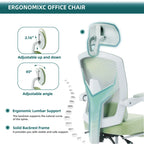 Reclining Ergonomic Lumbar Support Adjustable Headrest Mesh High Back Gaming Chair