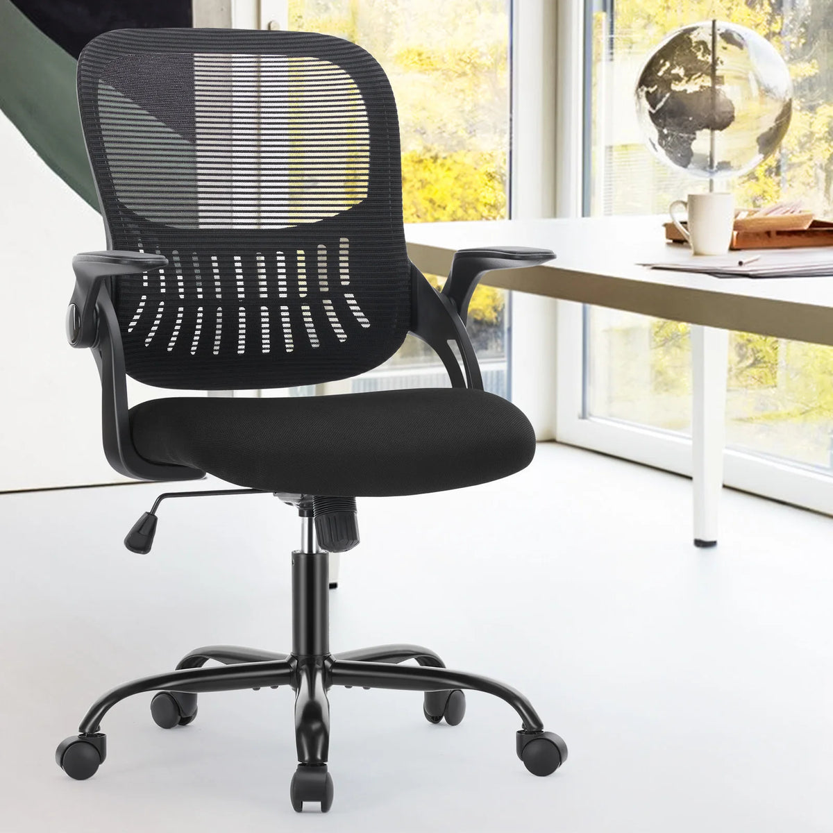 Ergonomic Adjustable Height Mesh Lumbar Support Swivel Rolling Office Gaming Chair