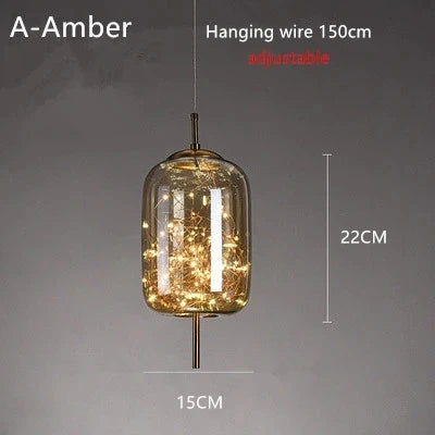 Modern LED Glass Pendant Light Chandelier Bedroom Dining Room – photo 25