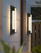 Waterproof Modern Stainless Steel Long Strip Outdoor Porch Wall Light – photo 4