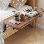 Foldable Collapsible Wood Under Bed Bedside Shelf Storage Organizer Dorm Bunk Bed
