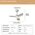 25-Inch 42-Inch 52-Inch Low Profile LED Ceiling Fan Light with Remote Control Indoor Outdoor – photo 28