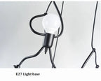 Vintage Iron Little Man LED E27 Pendant Light for Children Bedroom – photo 13