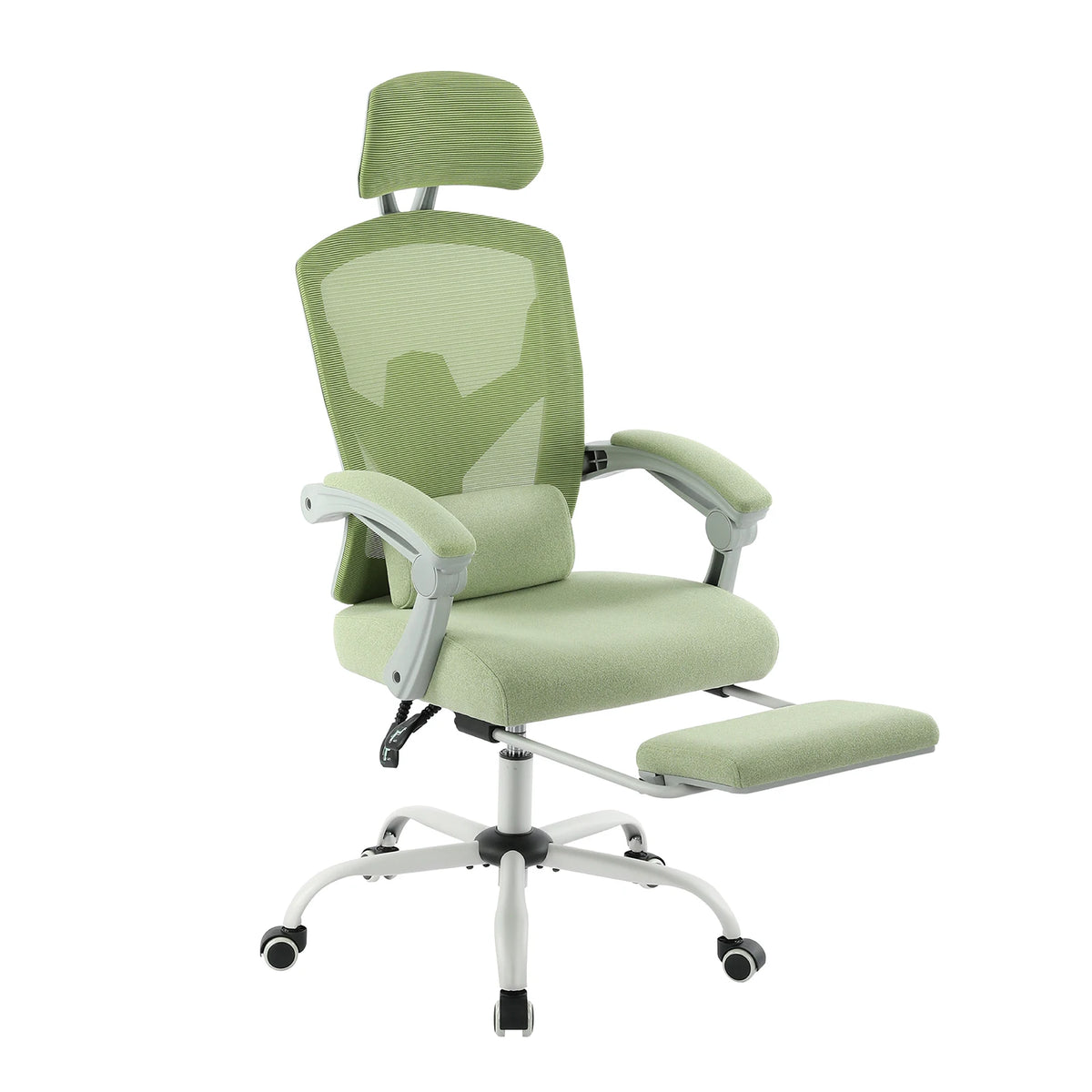 Reclining Ergonomic Lumbar Support Adjustable Headrest Mesh High Back Gaming Chair