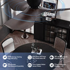 52-Inch 60-Inch Vintage Industrial DC Motor Ceiling Fan with Remote Control