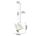 Nordic Butterfly LED Pendant Light Tricolor Golden Silver Hanging Lamp
