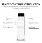 45-Inch 52-Inch Vintage Industrial Retro LED Ceiling Fan Light with Remote Control – photo 16