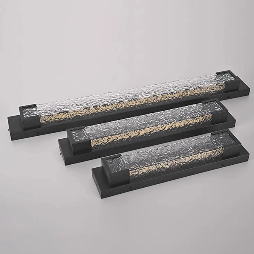 Waterproof Modern Stainless Steel Long Strip Outdoor Porch Wall Light – photo 3