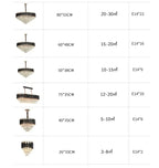 Luxury Black Gold Crystal Round LED Chandelier Pendant Light Tricolor – photo 22
