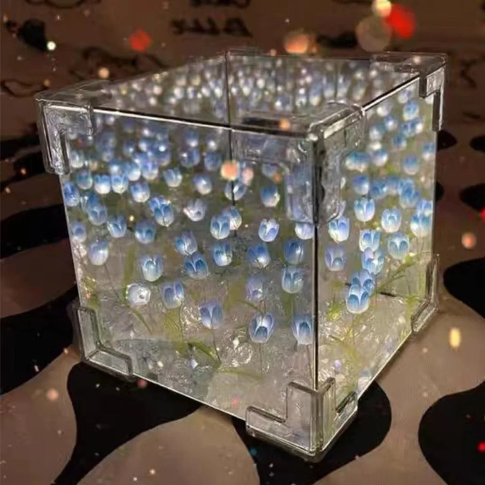 DIY Tulip Mirror 2-in-1 LED Night Light
