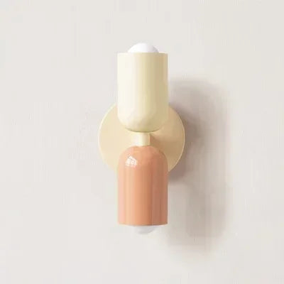 Nordic Macaron Color Bedside Wall Lamp