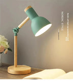 Adjustable Nordic Wooden LED Desk Lamp