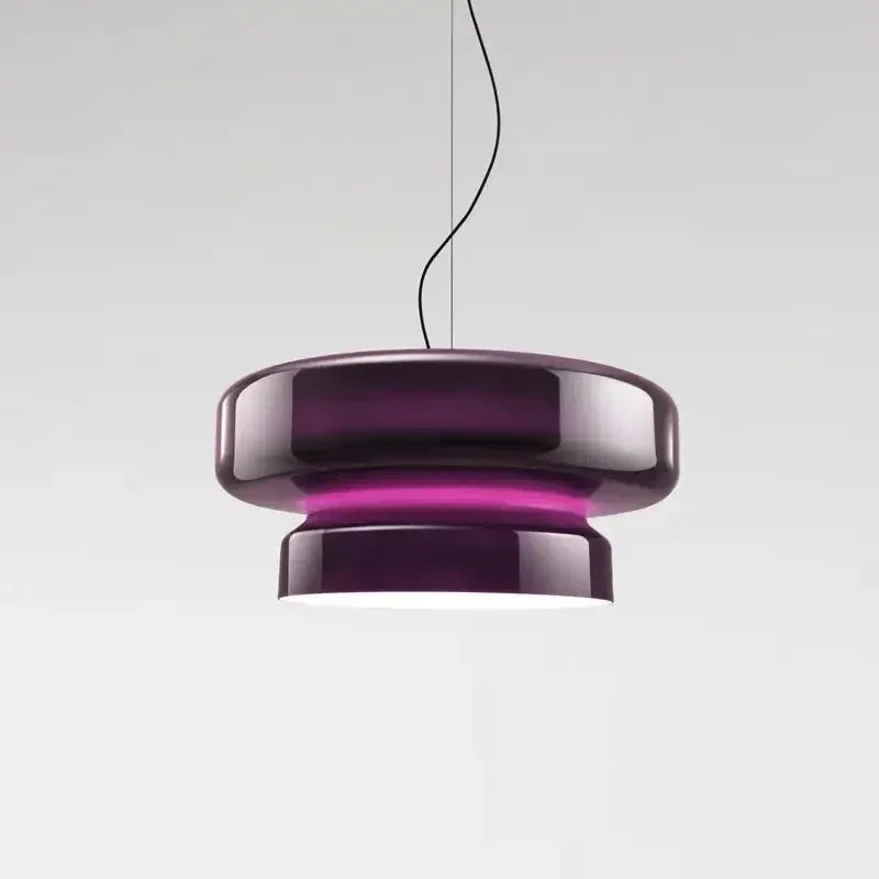 Designer Modern Round Glass LED Pendant Chandelier Living Room Bedroom – photo 8