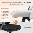 Ergonomic Adjustable Height Mesh Lumbar Support Swivel Rolling Office Gaming Chair