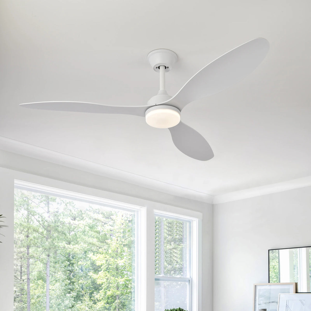 25-Inch 42-Inch 52-Inch Low Profile LED Ceiling Fan Light with Remote Control Indoor Outdoor – photo 11