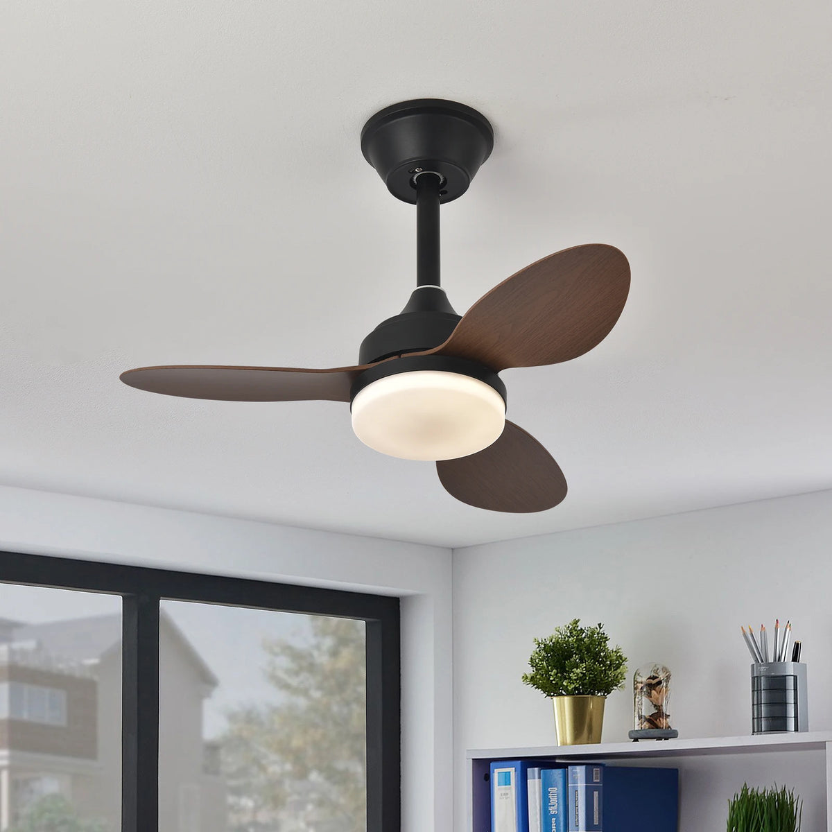 25-Inch 42-Inch 52-Inch Low Profile LED Ceiling Fan Light with Remote Control Indoor Outdoor – photo 19