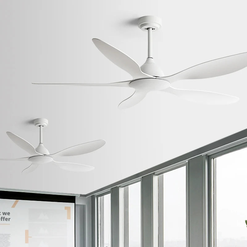 56-Inch Modern Energy Efficient DC Motor Ceiling Fan with Remote Control